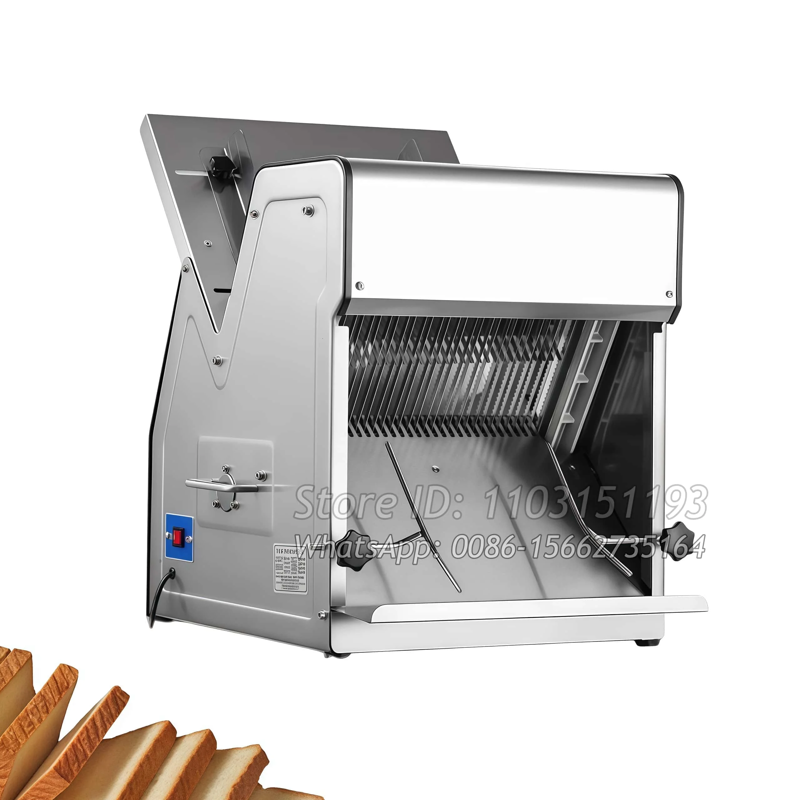 

Электрическая хлеборезка для пекарни, для нарезки хлеба и питы, с настраиваемой толщиной нарезки до 12 мм