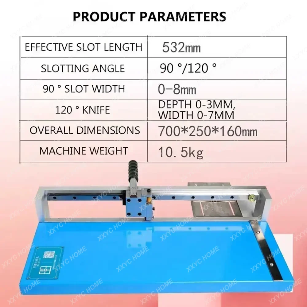 81cm Electric Cutting Slotting Machine Gray Board Cardboard Auto  Proofing  V-groove Grooving