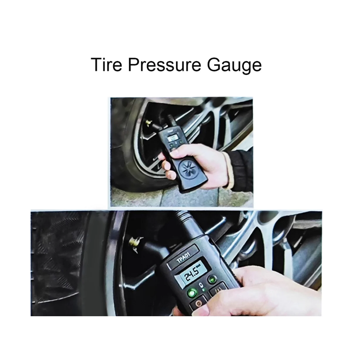 AERMOTOR 2-IN-1 Tire Pressure Monitoring System Tool Tpms Activation Tool Tire Pressure Sensors with LCD Display