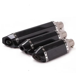 51MM Universal Motorcycle Exhaust Pipe Muffler Racing Escape exhaust Moto For yamaha r15 tmax 500 FZ6 CB400 er6n cb650