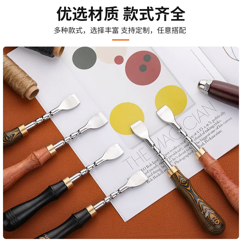 All-in-One Leather Edge Burnisher Polishing Tool DIY Sealing Trimming Kit
