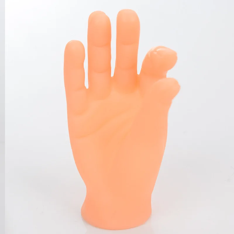 Cat toys fun Small gloves Cat finger Sleeve mini hand model silicone small gloves Cat massage tools Pet cat toy