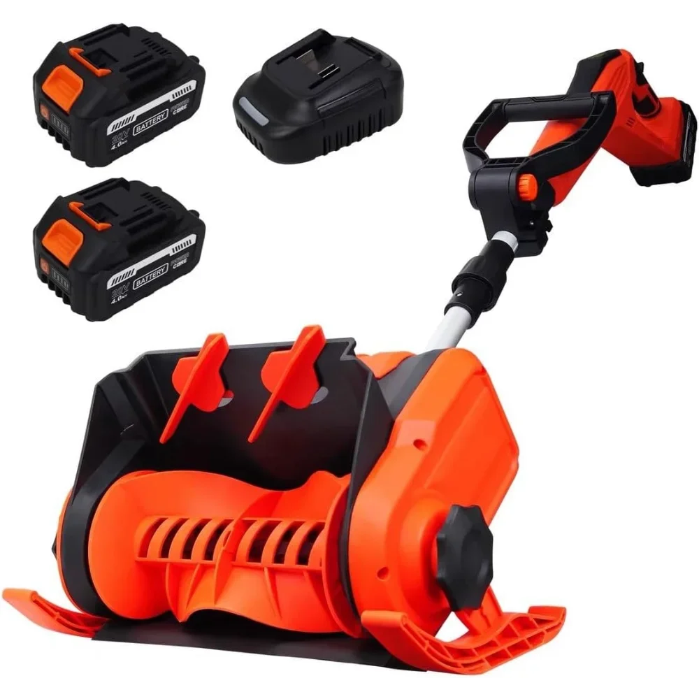 

Cordless Snow Shovel, Electric Snow Blower with Two Batteries, Lightweight for Driveways & Patios