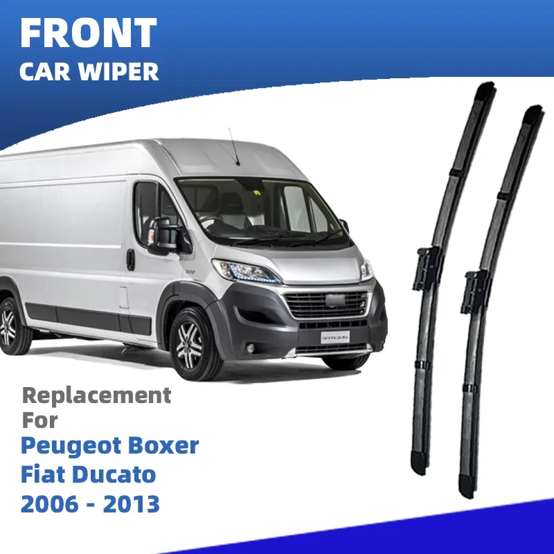 

Щетки стеклоочистителя с левым рулем для Fiat Ducato III MK3 Peugeot Boxer 2007-2023 2 шт., щетки для ветрового стекла, аксессуары