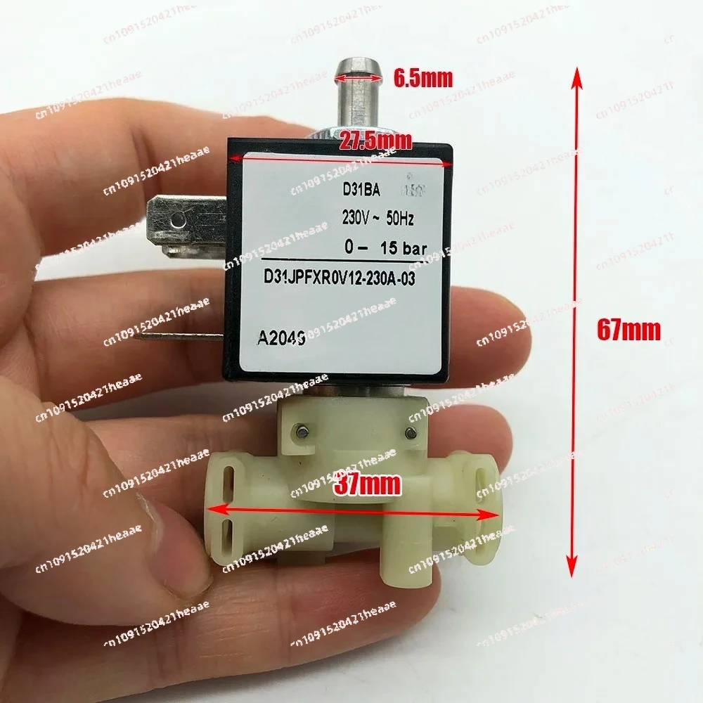 

Suitable for 1Pcs Espresso Coffe Accessories 0-15BAR 230V LIV05230AY Water Valve Solenoid Valve 3-Way Valve