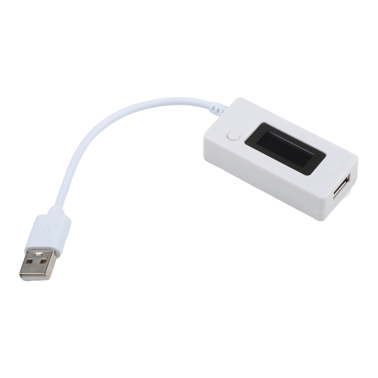 KCX017 USB Tester with LCD Screen Voltage and Current Display 2A and 1A Load Resistor for Accurate Power Measurement
