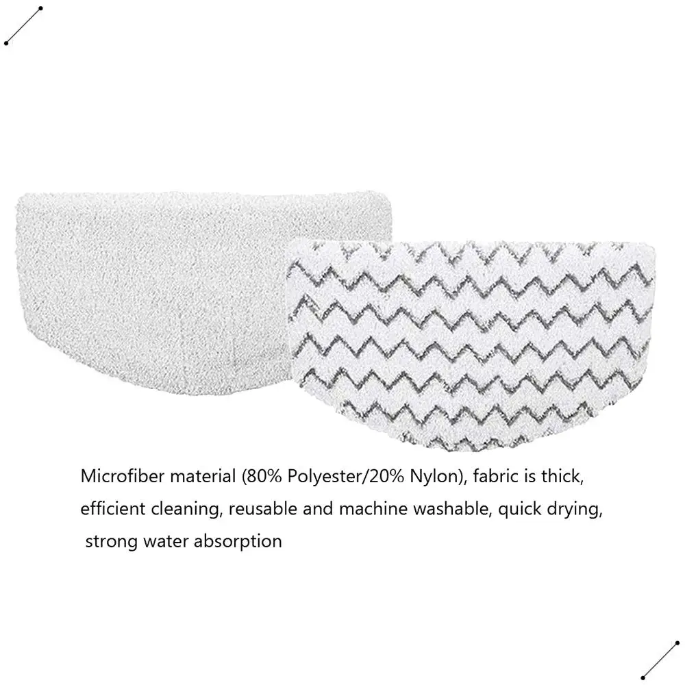 Washable Steam Mop Pads Replacement For Bissell Powerfresh 1940 1544 1440 Series Steam Mop, Model 1544A, 2075A, 1806, 5938, 1940