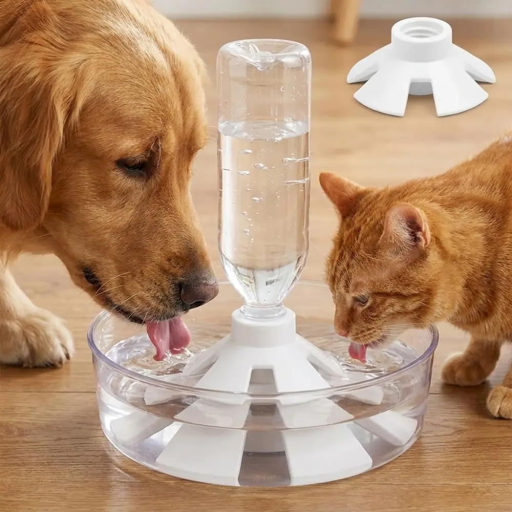 Anti-Slip Automatic Pet Water Dispenser 3D Printed Plastic Automatic Pet Feeder Constant Water Level Anti Overturning