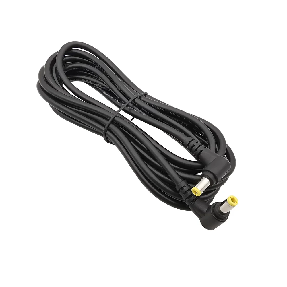 

1Pcs DC 12V 24V Extension Cable DC Power 5.5 x 2.5mm Male to Male Plug Right Angle Conenctor for CCTV Camera LED Light Strip DIY