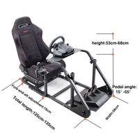 Waimar Popular Style Driving Simulator Chair Ps 4 Racing Seat Gaming Cockpit