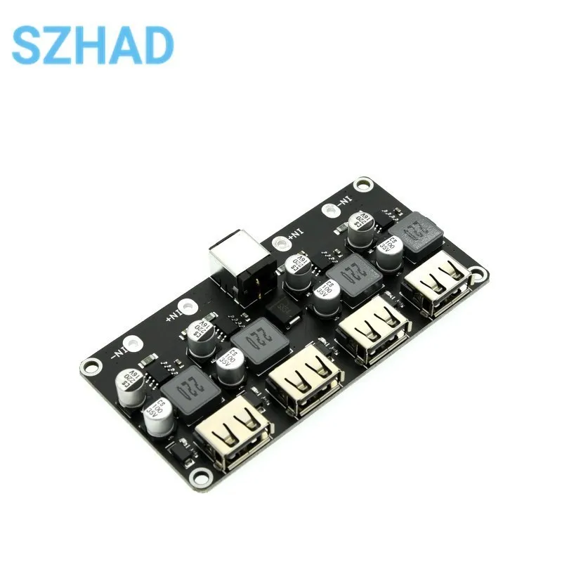 USB QC3.0 QC2.0 USB DC-DC Buck Converter Charging Step Down Module 6-32V 9V 12V 24V to Fast Quick Charger Circuit Board 5V