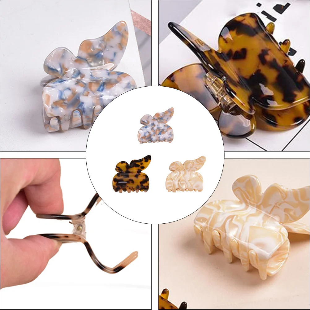 

3 Pcs Clips for Hair Hairpin Decorative Unique Creative Bobby Fashion Hairpins Women's