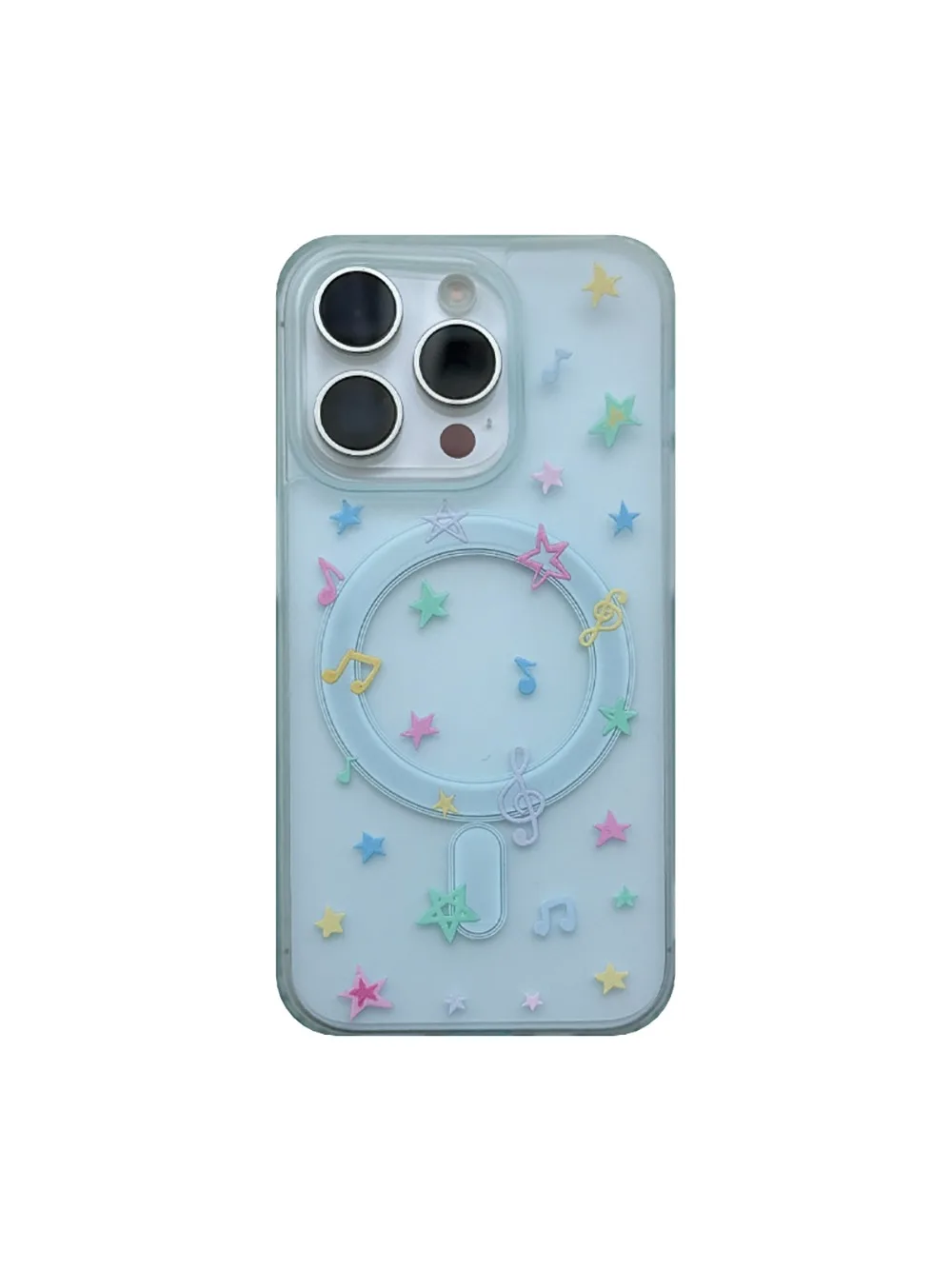 Etui na telefon iPhone 16 Pro 15 14 13 17 Pro Max z magnetycznym uchwytem MagSafe, lustrzane, z motywem koreańskich gwiazdek 3D, z uchwytem Grip Tok na tył. — zdjęcie produktu 7