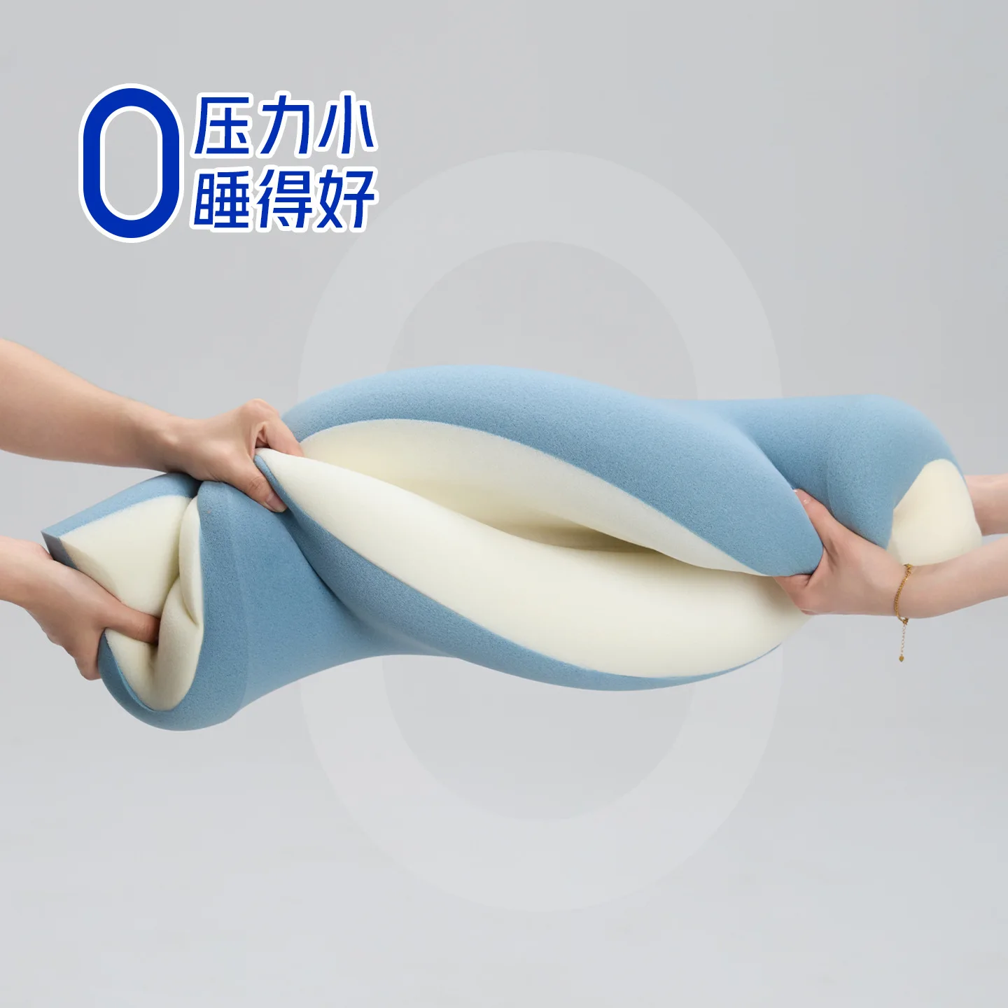 For Planet Deep Sleep PRO Slow-Rebound Memory Foam Pillow Core A-Grade Non-Collapsing Neck Support Pillow for Hotels and