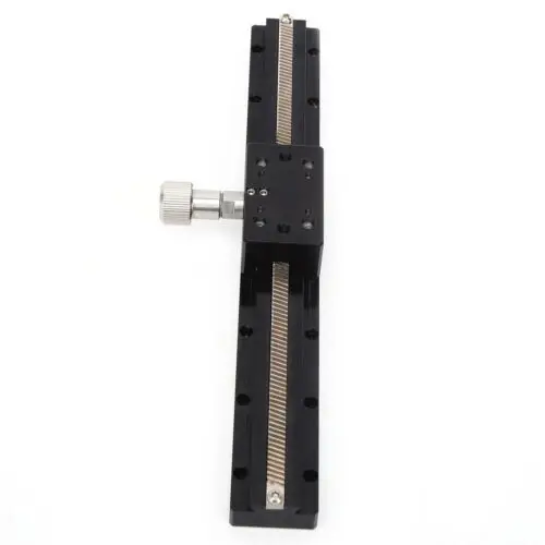 X Axis Manual Displacement Platform Dovetail Fine Tuning Sliding Stage 25x42mm Linear Stage for Optical Measuring Equipment