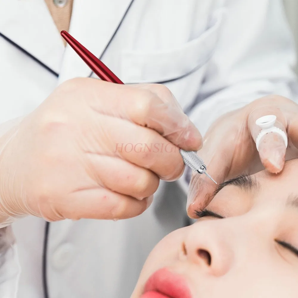 

Ручная работа, маленькая ручка для тумана с заостренным хвостом, ручка для обрезки бровей, ручка для вышивания тумана, подтяжка талии,