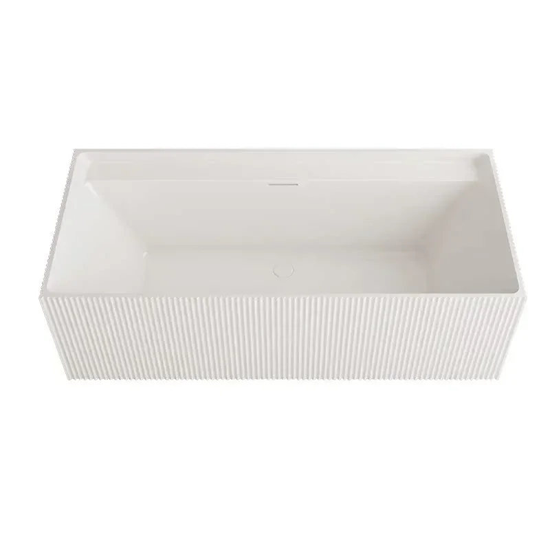 

Acrylic bathtub independent family small apartment square vertical stripe hotel B & B Internet celebrity bathtub