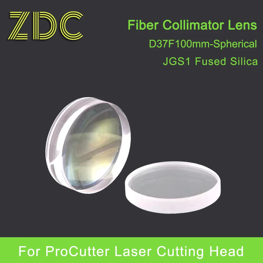 LUSAI Laser Collimating Focusing Lens D37 F100 F150 F200mm Collimator Lens Aspheric for Precitec ProCutter 1.0 2.0 Cutting Head