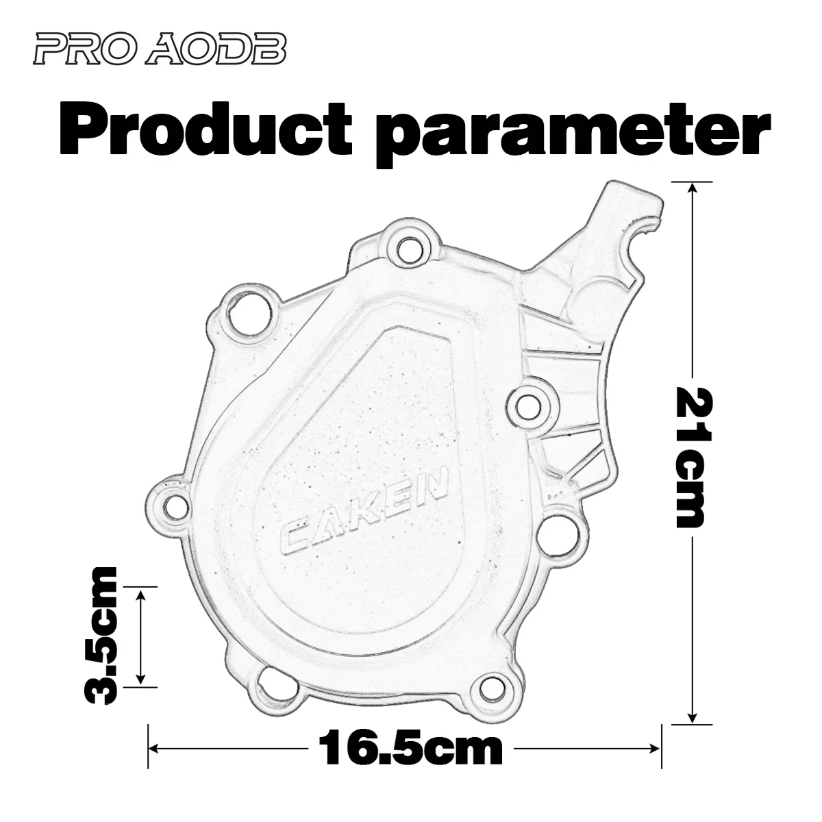 สําหรับ Husqvarna 2024 FC450 FE450 FE501 FC FE 450 501 เครื่องยนต์คลัทช์ฝาครอบปั๊มน้ําจุดระเบิดสําหรับ KTM EXCF SXF XCF
