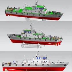 China Maritime Patrol Ship Haixun 110 1/72 Remote Control Ship Model Kit Gift Collection Model Toys