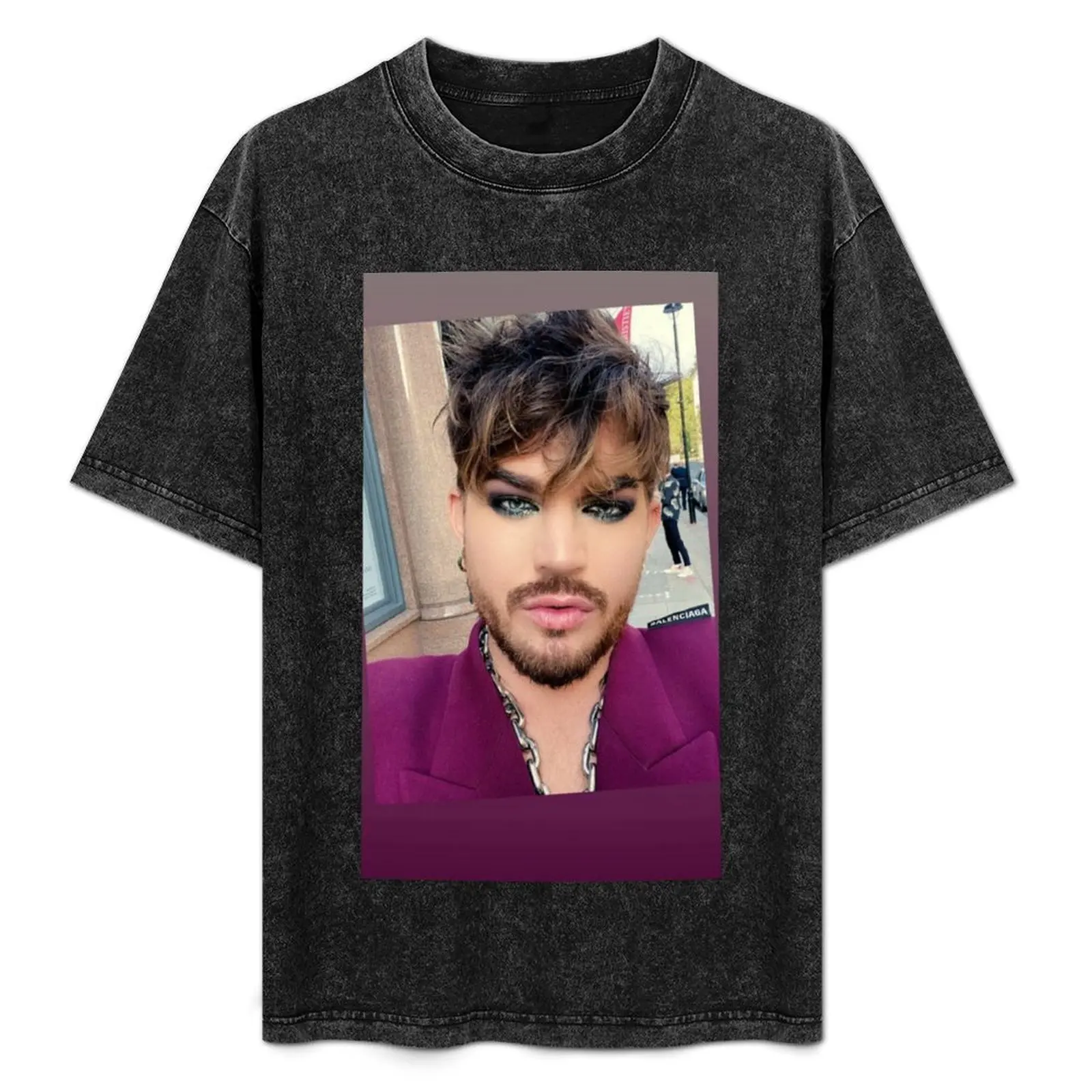 

London Glam Adam Lambert T-Shirt Casual Basic Street Style T-Shirt