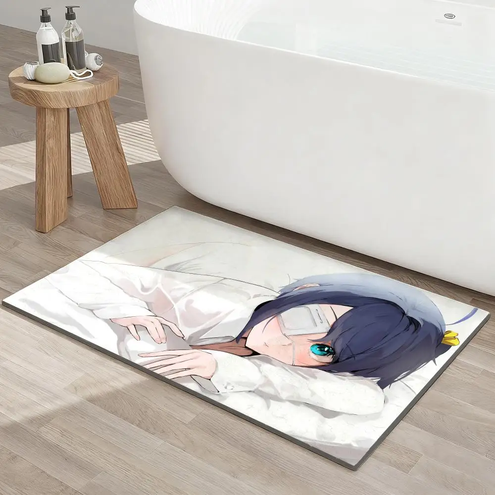 الحب C-Chunibyo الأوهام الأخرى الكلمة حصيرة المشطورة حمام حصيرة ماصة سريعة الجافة عدم الانزلاق TPR دعم لينة أفخم استنزاف السجاد #3