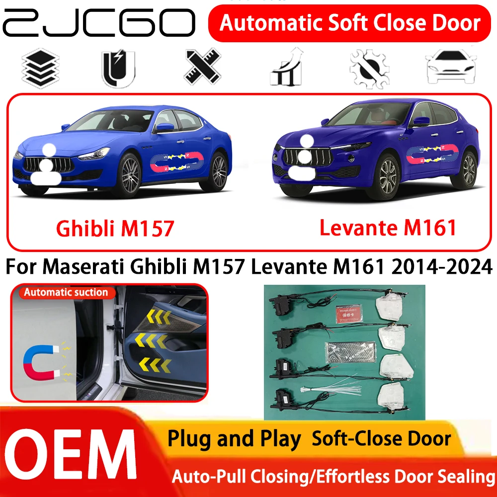 

﻿﻿for Maserati Ghibli M157 Levante M161 2014-2024 OEM Plug and Play Automatic Electric Soft Close Door Comfort Closing System