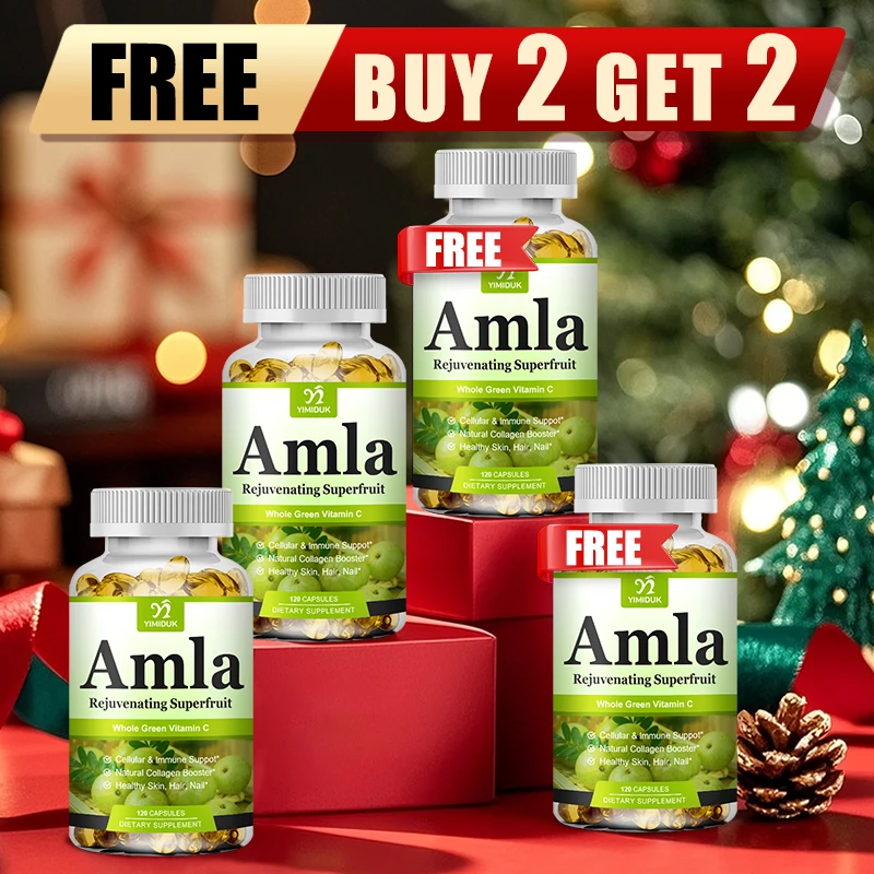 Buy 2 Get 2 Free! Pure Amla Vitamin Capsules, Boosts Immunity, Enhances Digestion, Natural Vitality & Wellness Support