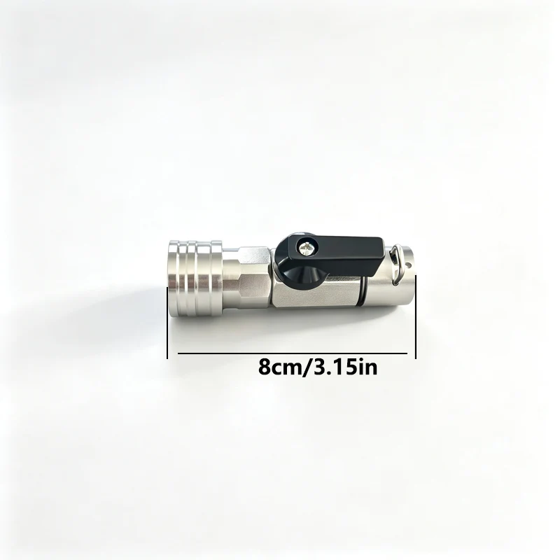 High Pressure Hose Ball Valve Kit 1/4' Quick Connector with Valve Switch for K2-K7/ Lavor /Nilfisk/Bosch Hose On/off image 3