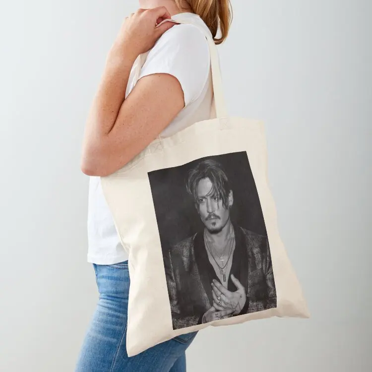 

DARK JOHNNY Tote Bag Cloth bag shopping bag logo Canvas hand