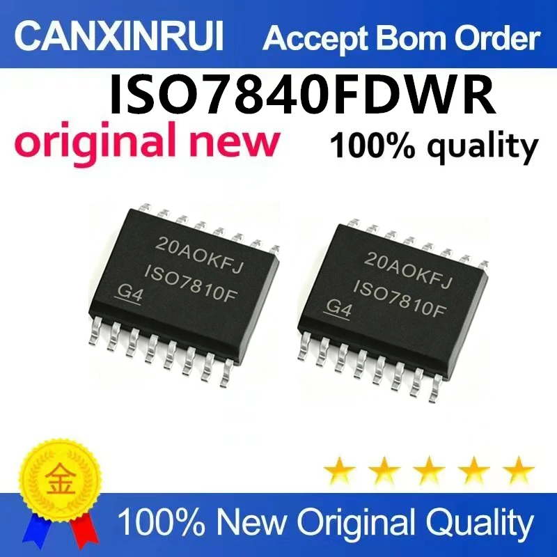 （5pcs-10pcs）New original ISO7840FDWR package SOIC-16 enhanced digital isolator integrated IC