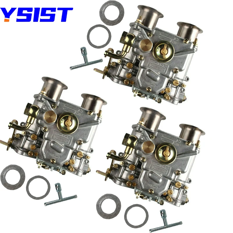 3PCS Carburetor for 40 DCOE 40mm Twin Choke Carb Part Number 19550.174 Fit 1975-1992 VW water cooled 8V Engines