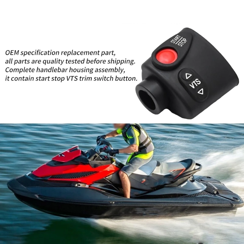 Stop VTS Trim Button Housing Case for XP LTD 720 951 Water Scooters 277000877, Simple Setup Replacement