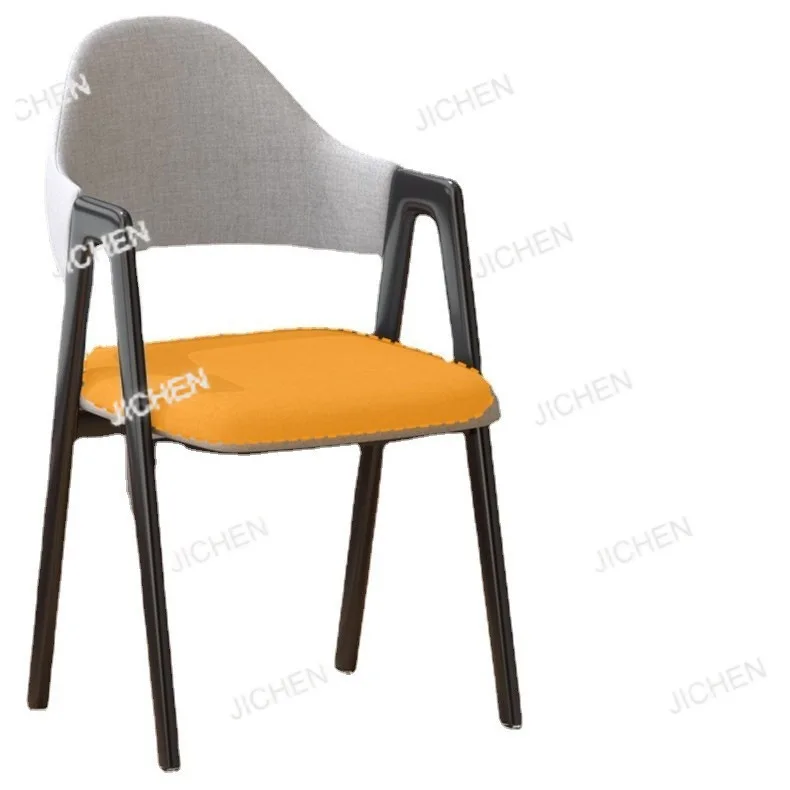 

Скандинавский обеденный стул, повседневный стул со спинкой, настольный стул, простой стул, ресторан, магазин чая с молоком