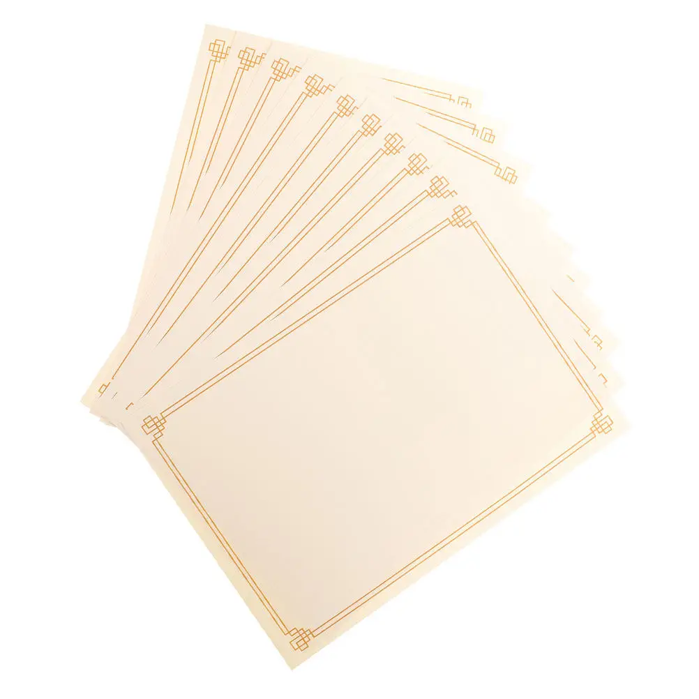 

Набор из 15 пустых листов формата А4 для дипломов, сертификатов и наград, бумага для выпускных сертификатов