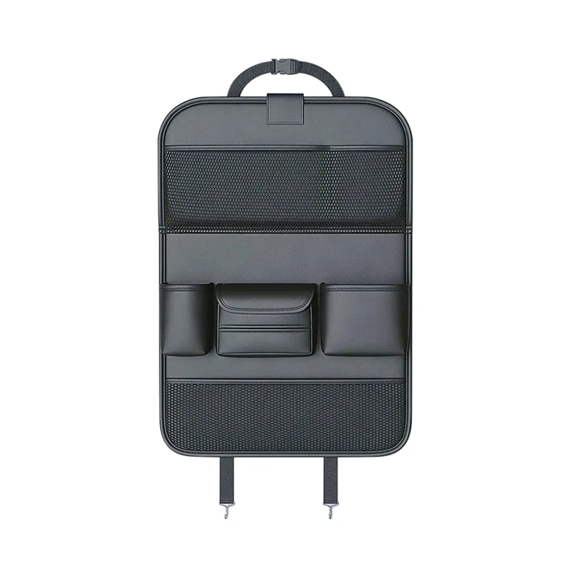 Car Backseat Storage Bag Multi-Pocket Seat Back Storage Bag Foldable Dining Table Rack Large Capacity Storage Bag