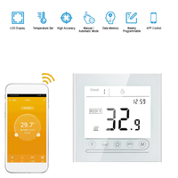 A62K Tuya Smart Intelligent WiFi Thermostat Room Electric/Water/Gas Boiler Floor Heating Temperature Controller 16A White