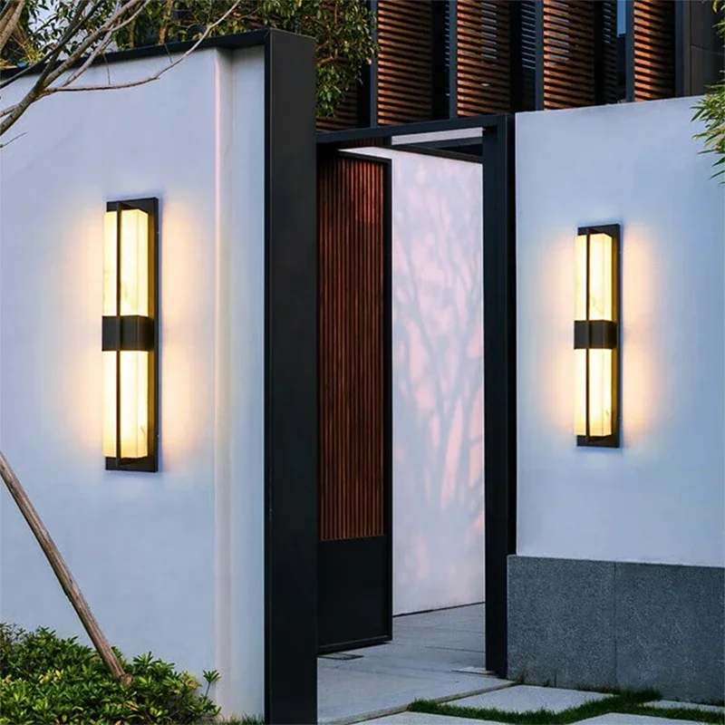 VIOLET Contemporary LED Outdoor Wall Lamps Electric Simplicity Waterproof Balcony Hallway Courtyard Villa Gate Hotel