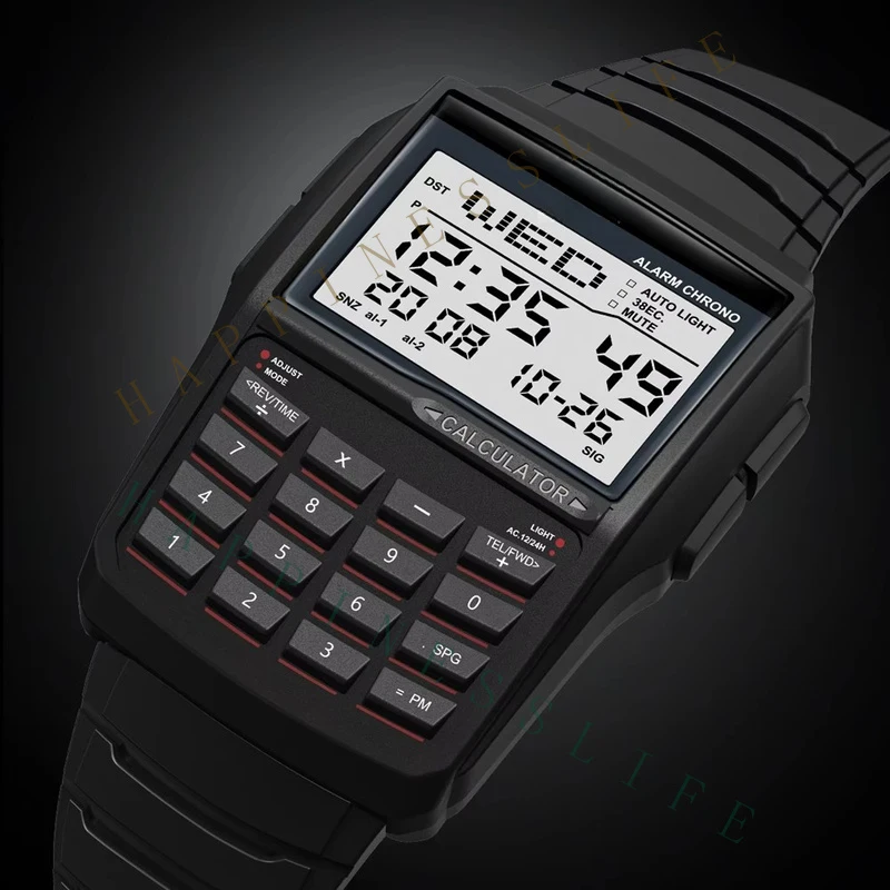 GR+   LED Electronic Watch Digital Sports Multifunction Calculator Watch  Watch3605