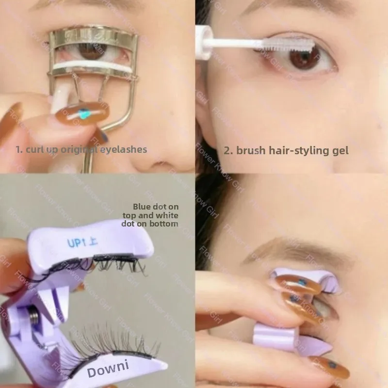 High-end Magnetic Eyelashes 3D Magnifying Eyes No Adhesive Reusable Magnetic False Eyelashes With Clip Tweezers Tool