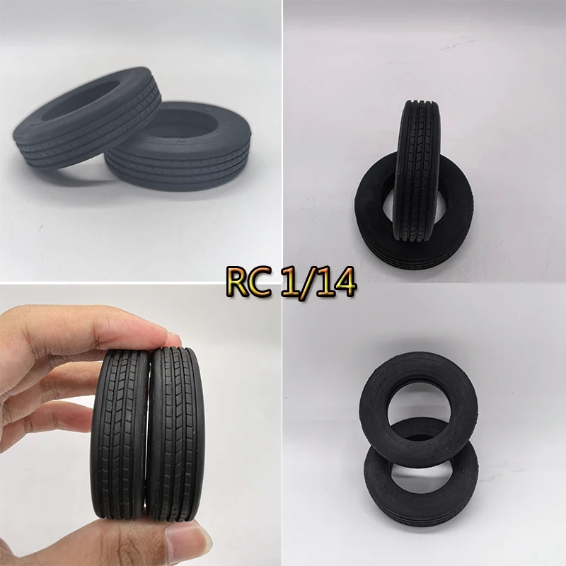 

LESU 52Mm Wheel Tires For 1/14 RC A0020 Hydraulic Trailer Truck DIY Model For Tamiya Outdoor Toys TH16958 Truck DIY Parts Toys