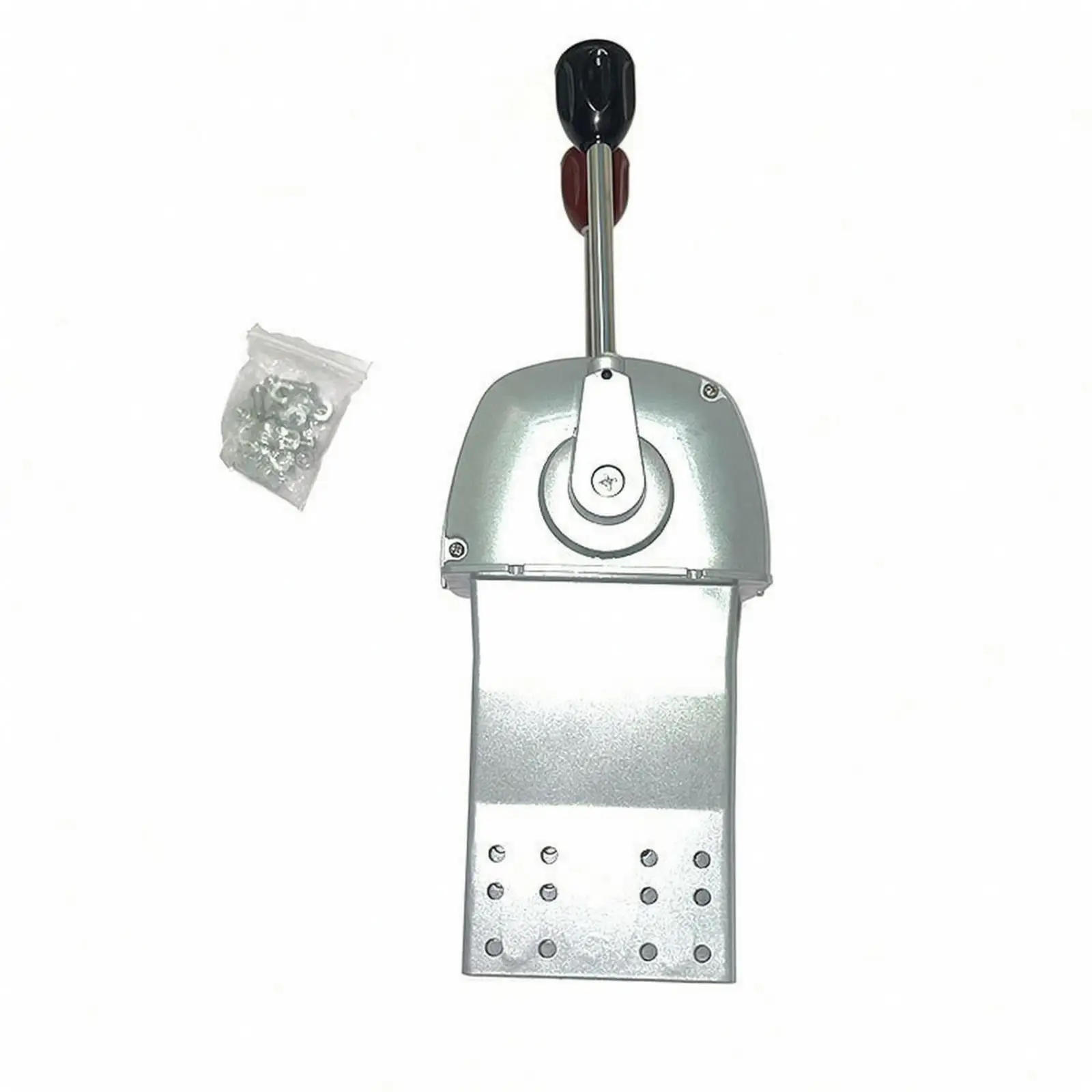 Stainless Steel Boat Throttle Control Marine Gear Lever with Red Knob for Boat Steering Station