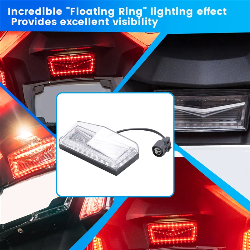 

Plain Motorcycle LED Reflector Lamp Fender Brake Taillight Brake Light For Honda Gold Wing GL1800 Tour DCT 2018-2021 Accessories