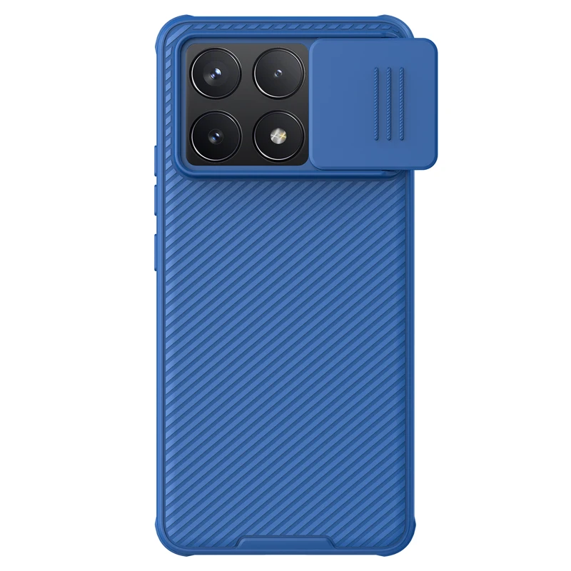 Für Xiaomi Poco F6 Pro / F6 5G Hülle Nillkin CamShield Slim Slide Kamerataschen Sichtschutzobjektiv 360 Schutzhülle