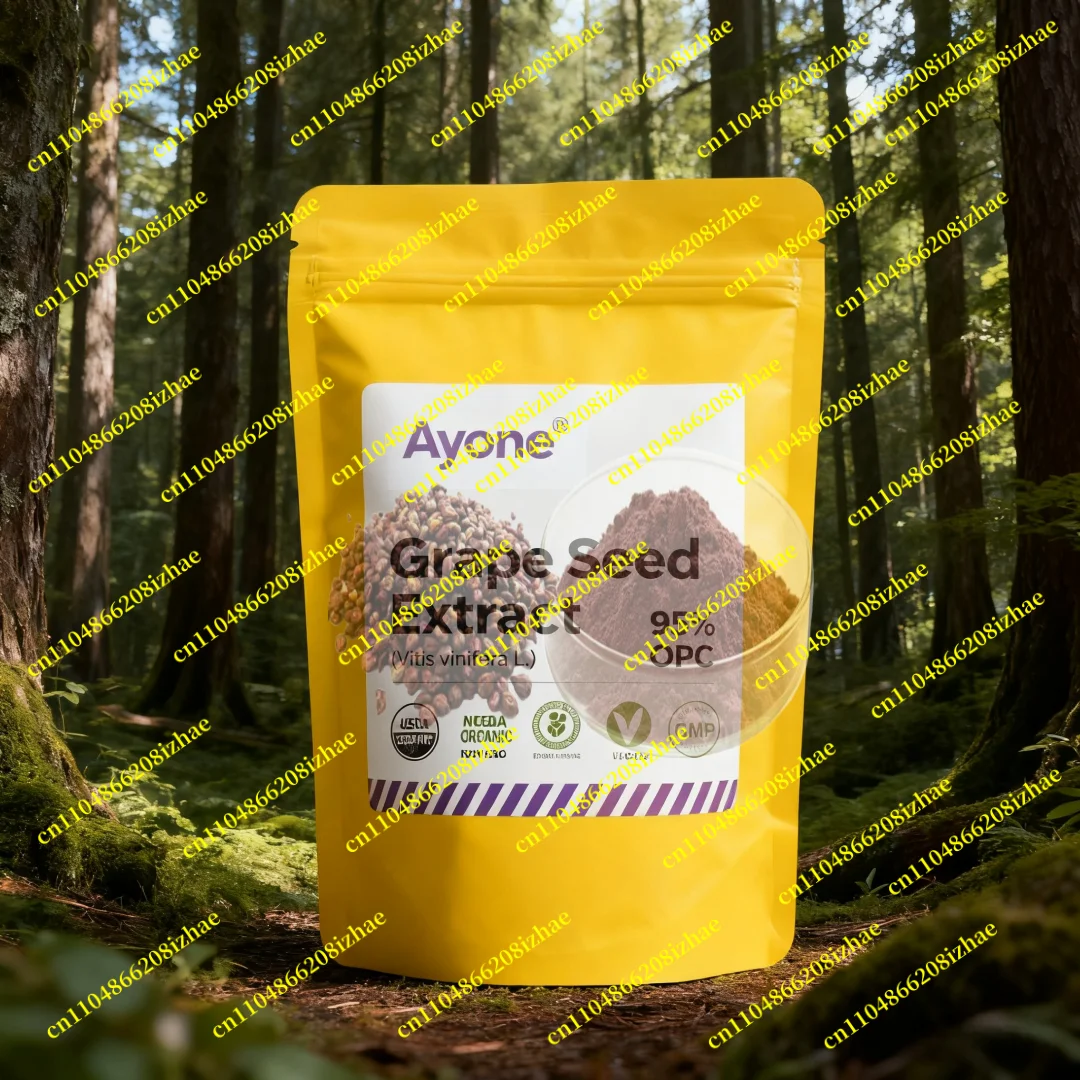 Customized Fast Shipping 95% OPC Grape Extract Out Packing Aluminum Foil Bag