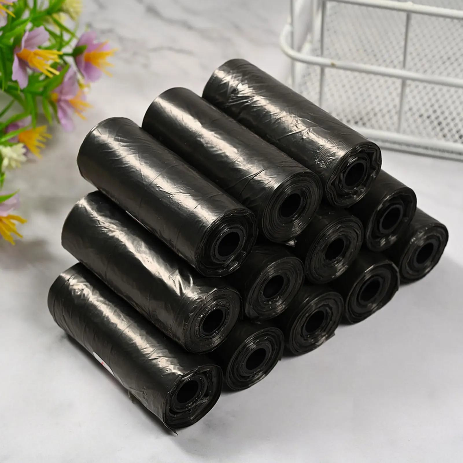 

20 Roll/Pack Trash Bag For Pet Waste Easy Tear-Off Waste Bags For Outdoor Walking