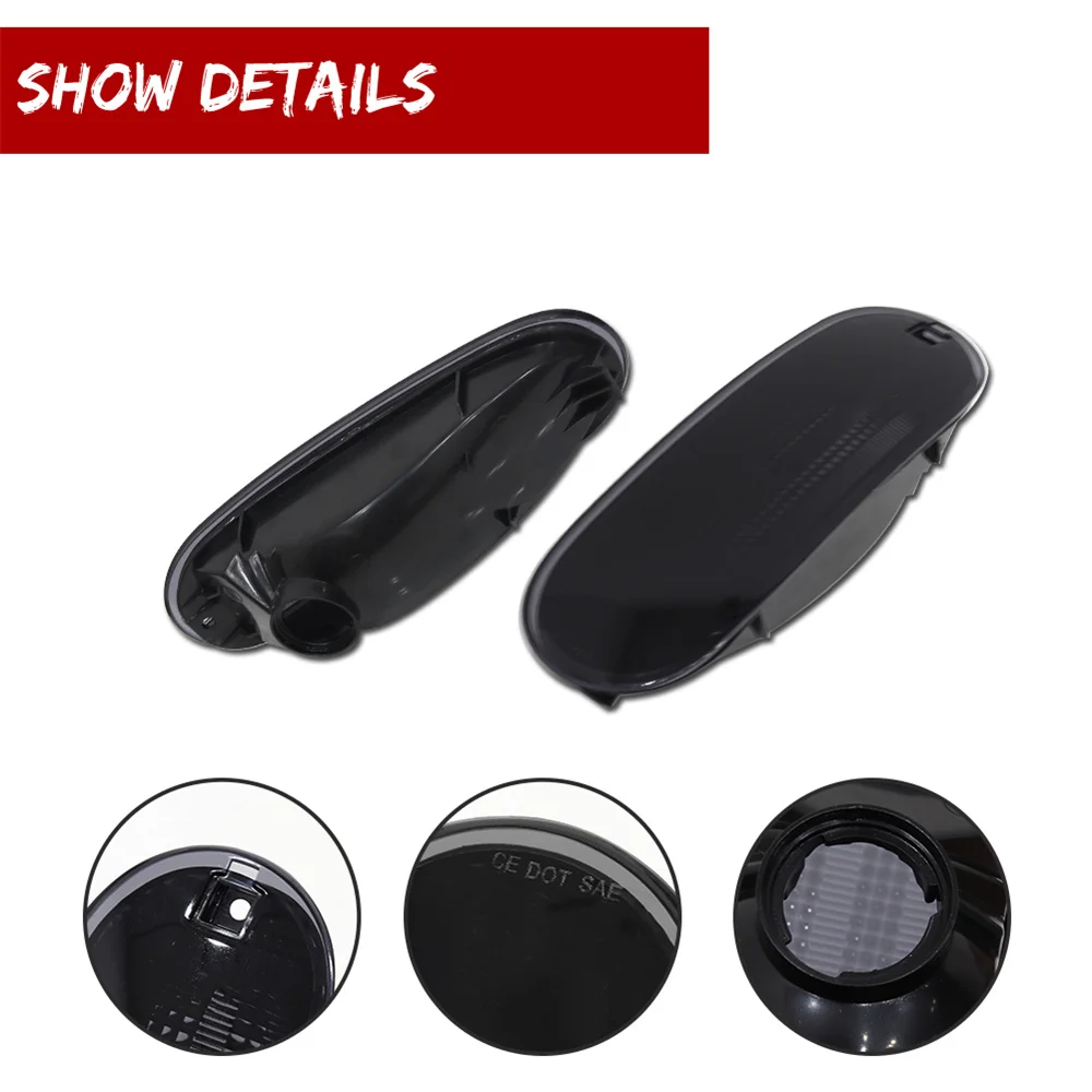 For VW Volkswagen Beetle 1998 1999 2000 2001 2002 2003 2004 2005 Front Bumper Turn Signal Light Cover Shells Car Accessories