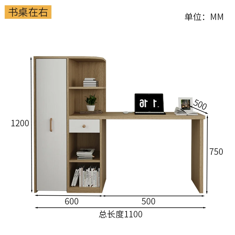 Mesa estudante casa de madeira maciça estante mesa canto mesa escrita quarto mesa cabeceira desktop escritório computador