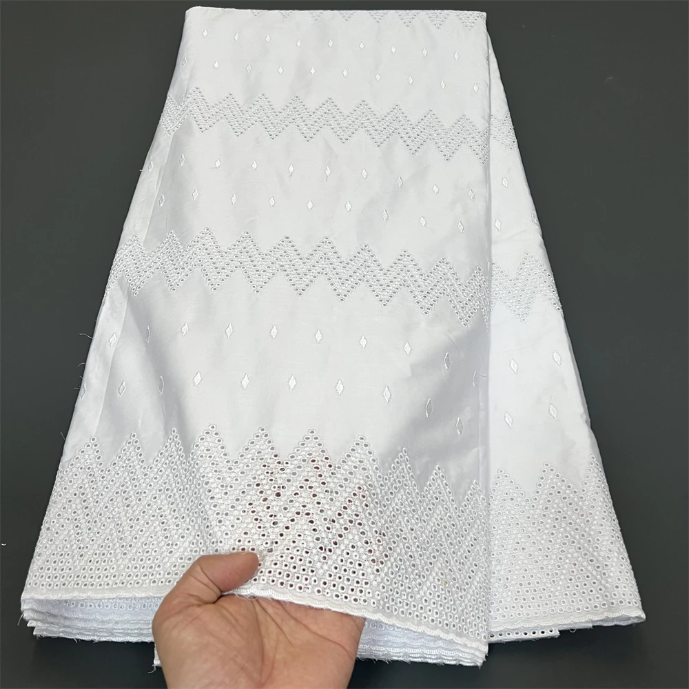 قماش دانتيل أفريقي نيجيري 2025 جودة عالية، أقمشة قطنية بالمتر، تطريز، فستان زفاف، تول، تصميم، قماش، 5 ياردات