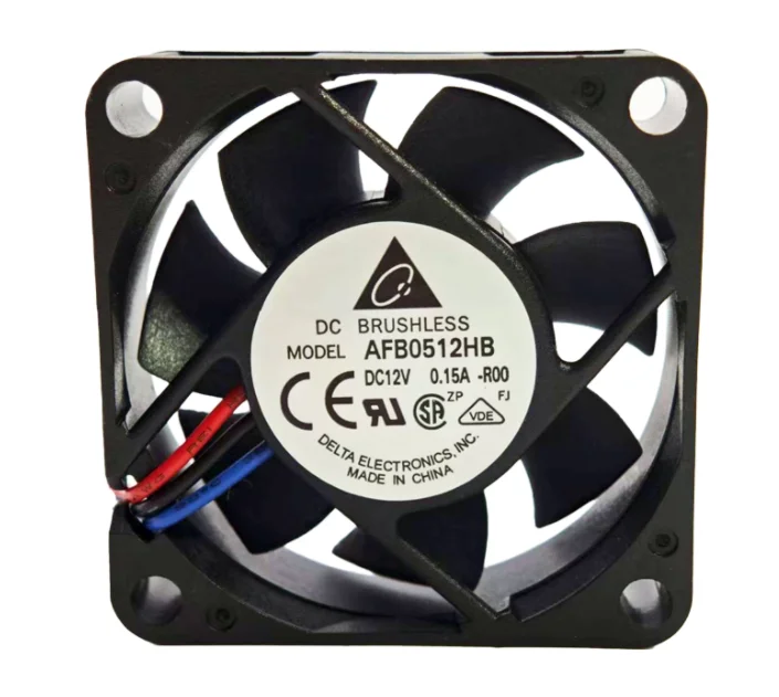 

Delta Electronics AFB0512HB R00 DC 12V 0.15A 50x50x15mm 3Wire Server Cooling Fan